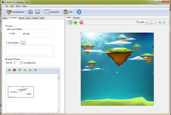 Android live wallpaper maker