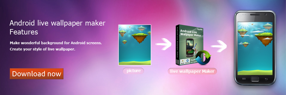 Android live wallpaper maker features