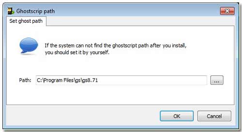 ghostscript path