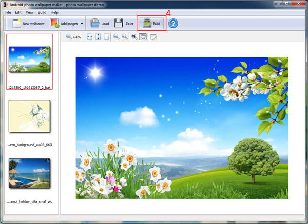 create android wallpaper app