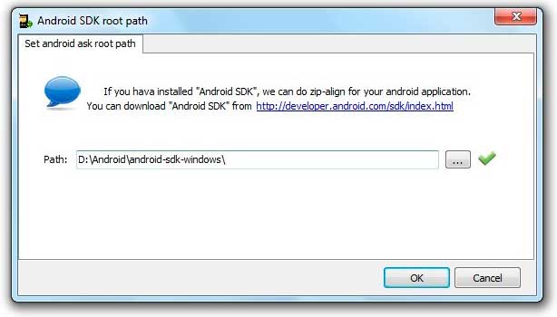 Set Android SDK path