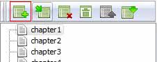 add chapter by clicking button