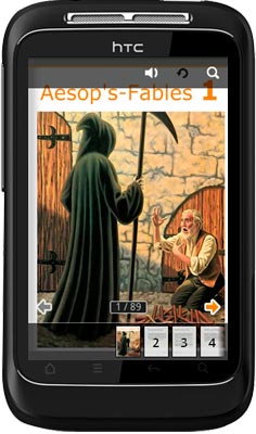 Aesop's Fable standard cover interface