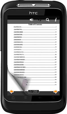 Table of content page-flipping effect